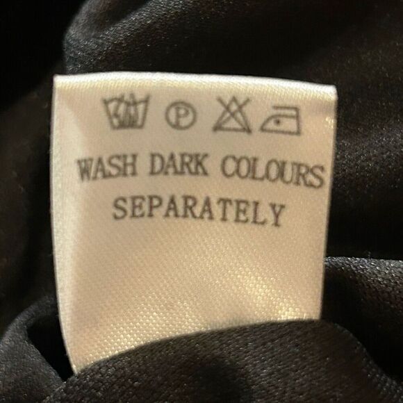 Miss Ord Evening Dress Womens 4XL Black V Neck Short Sheer Sleeve Gown Sequins - Picture 7 of 7